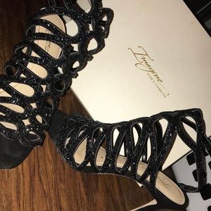 black heels, heels 3 1/2 inch